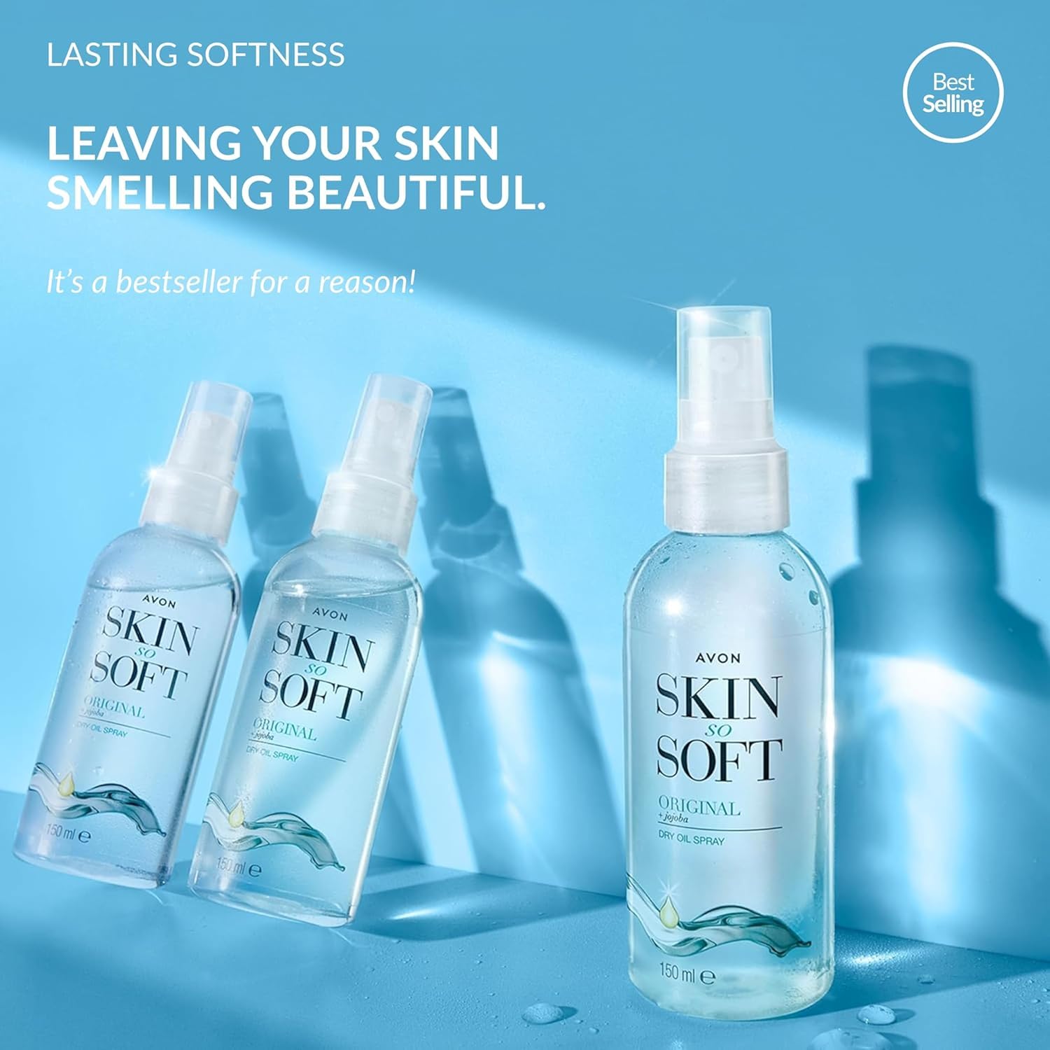 Winter storage tip for AVON Skin So Soft Original Dry Oil to maintain liquid form.