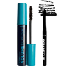 AVON Supershock mascara wand close-up highlighting dramatic volume and smooth glide