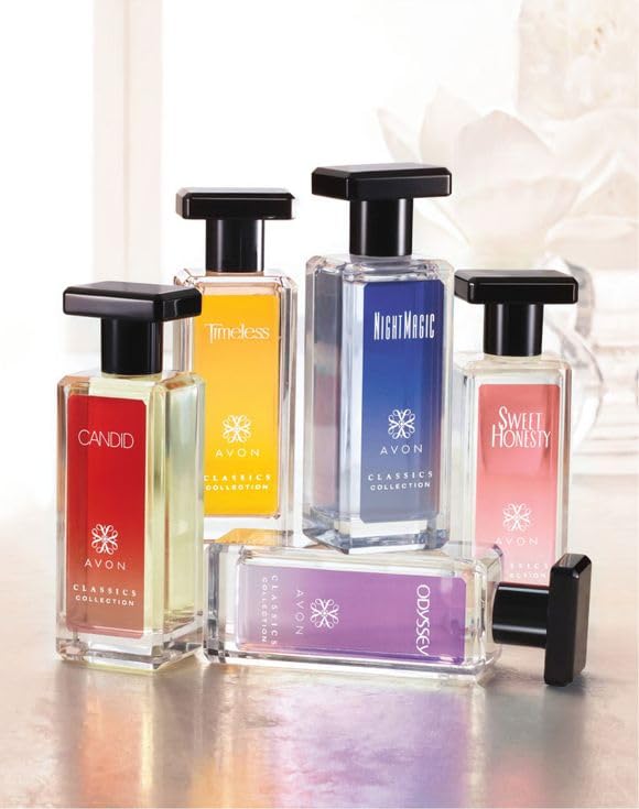 AVON Sweet Honesty bottle display, ideal for shelf appeal