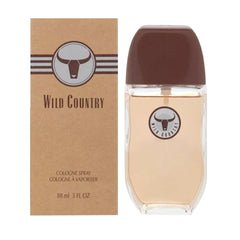 AVON Wild Country bottle close-up highlighting rugged fragrance for daily confidence.