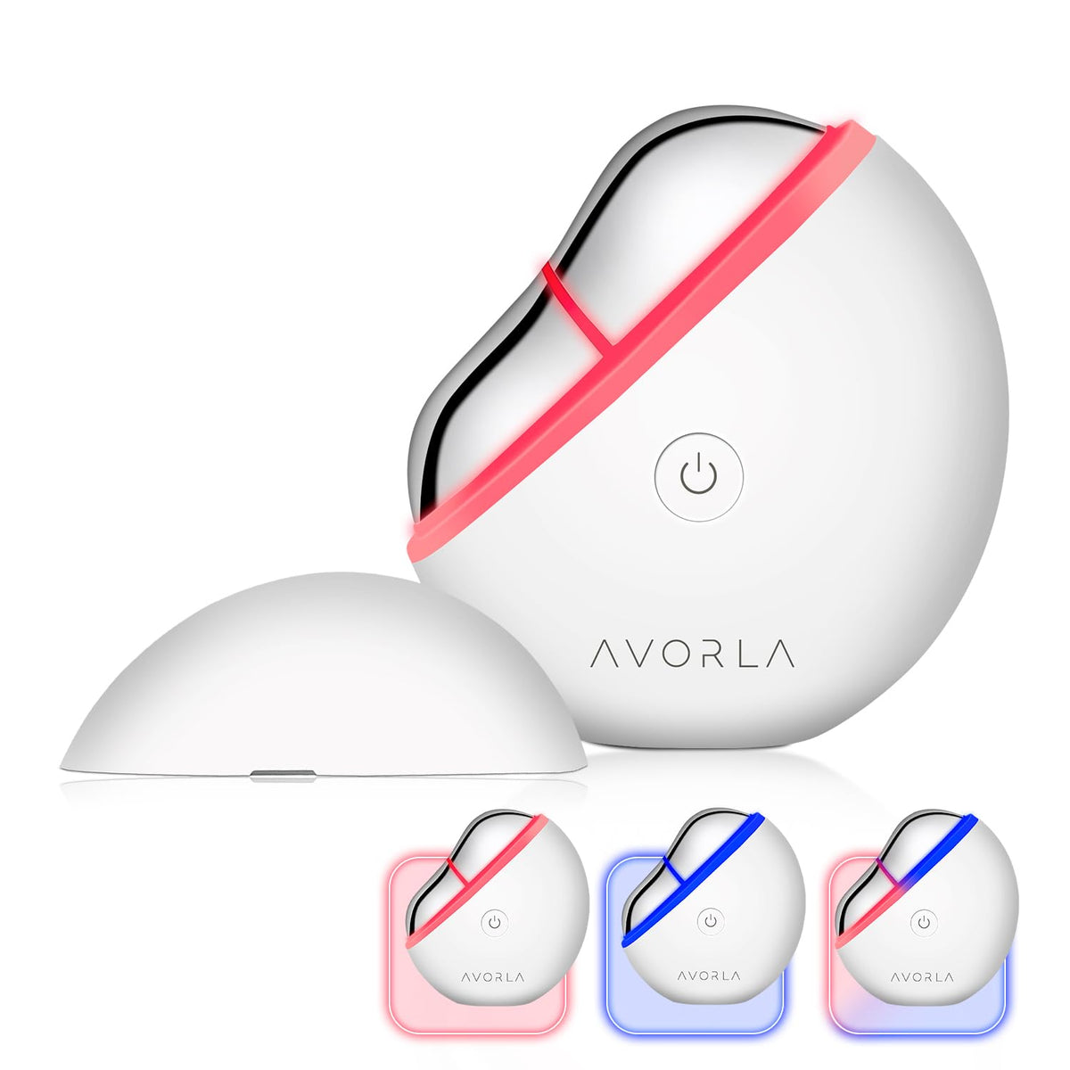 Avorla LED Gua Sha face tool with heat for soothing facial massage and contouring