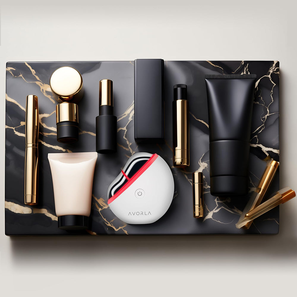 Avorla LED Gua Sha travel-ready design for skincare anywhere