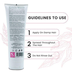 Avyna application process shot demonstrates easy leave-in use.