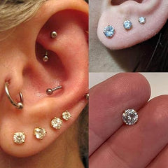 AVYRING 20G standard ear studs suitable for first-time piercings