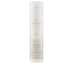 Awapuhi Wild Ginger hairspray bottle with frizz defense and even mist.