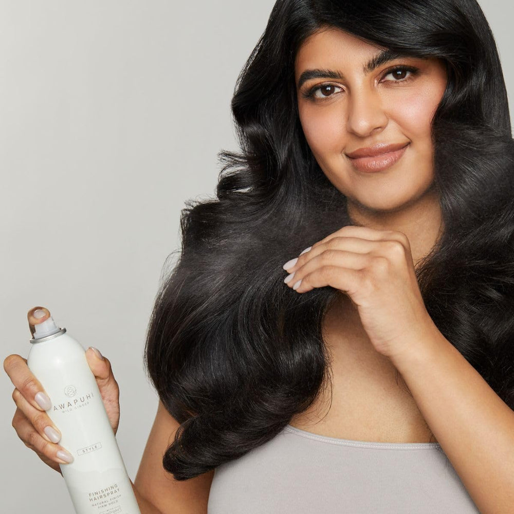 Moisture-balanced hair with Awapuhi extract for a soft, healthy feel.