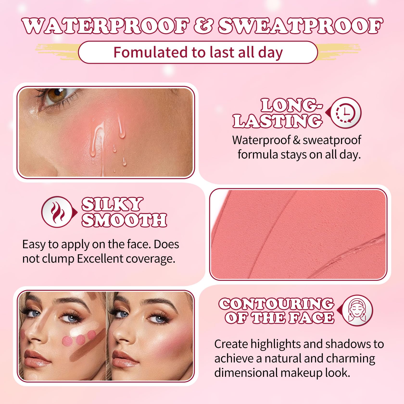 Non-comedogenic nourishing formula for a comfortable, breathable finish