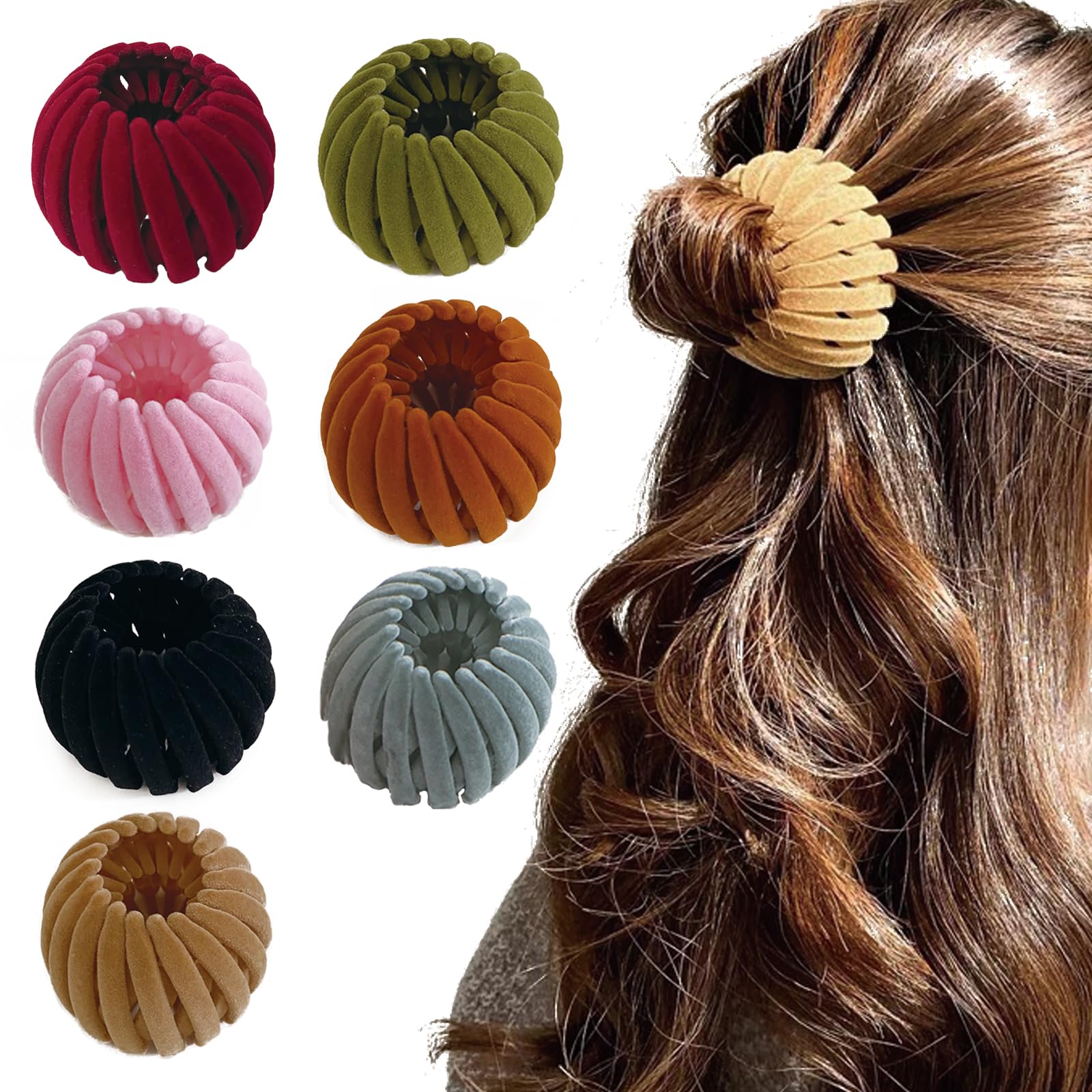 Aweoisa Bird Nest Magic Hair Clip close-up showing gentle grip for all hair types.