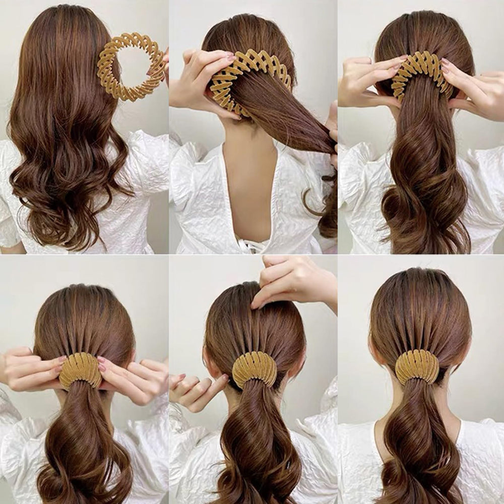 Aweoisa travel-friendly hair accessories shown in a compact case.