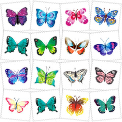 AWINMAY butterflies tattoo sheet for kids, adds colorful fun to playtime and parties.