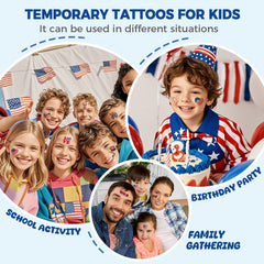 Awinmay flag tattoo design for patriotic skin art at events