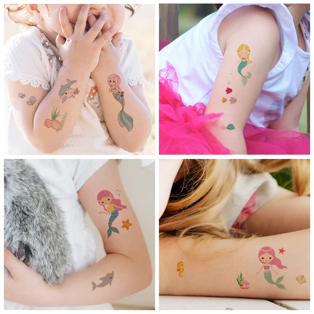 AWINMAY waterproof tattoos for kids, stay vibrant during baths, swimming, and outdoor play.