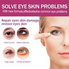 Awjsde Calcium Multi Balm around the eyes for moisture and contour support.