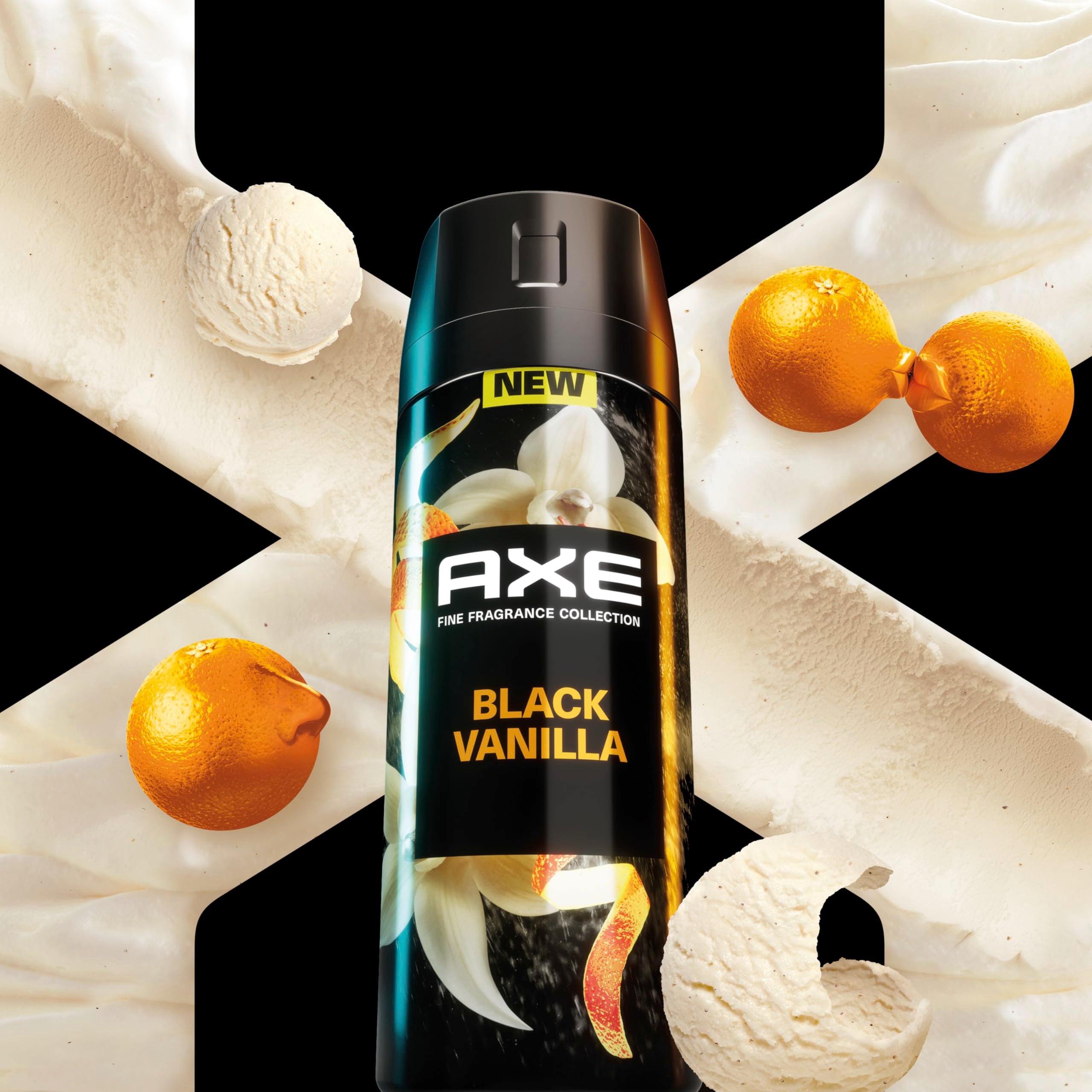 AXE Aluminum-free label signals skin-kind formula.