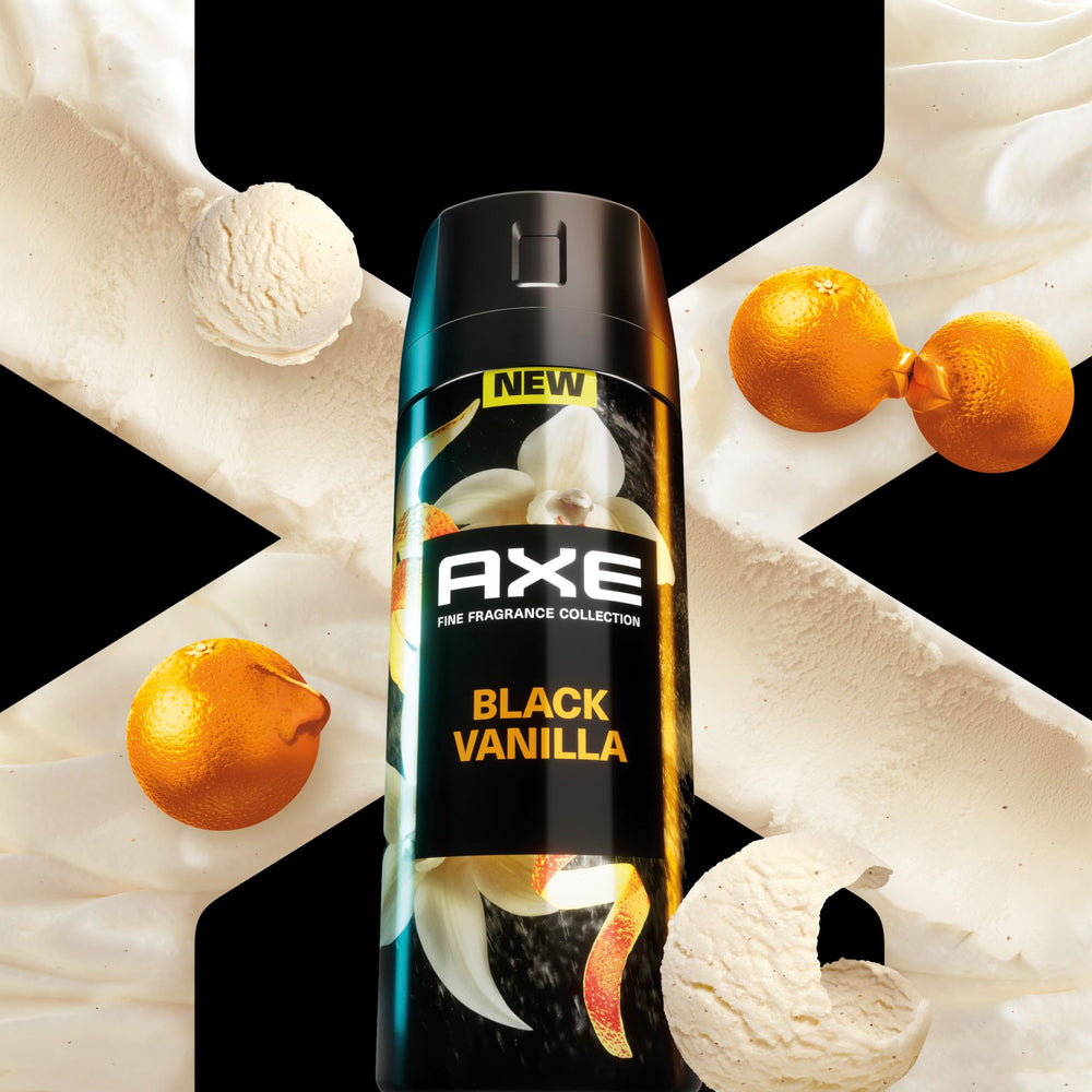 AXE Aluminum-free label signals skin-kind formula.