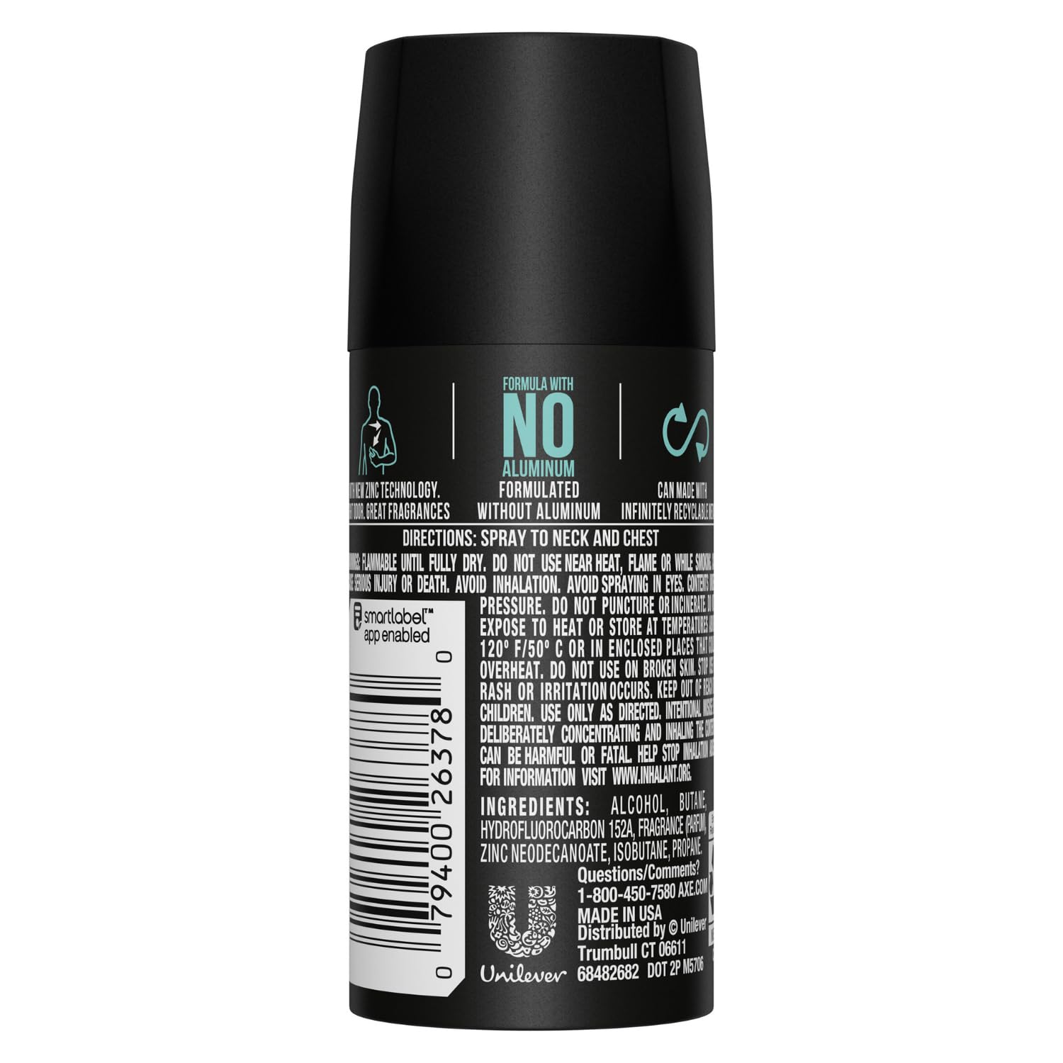 AXE Apollo bodyspray 3-pack provides long-lasting freshness for busy days.