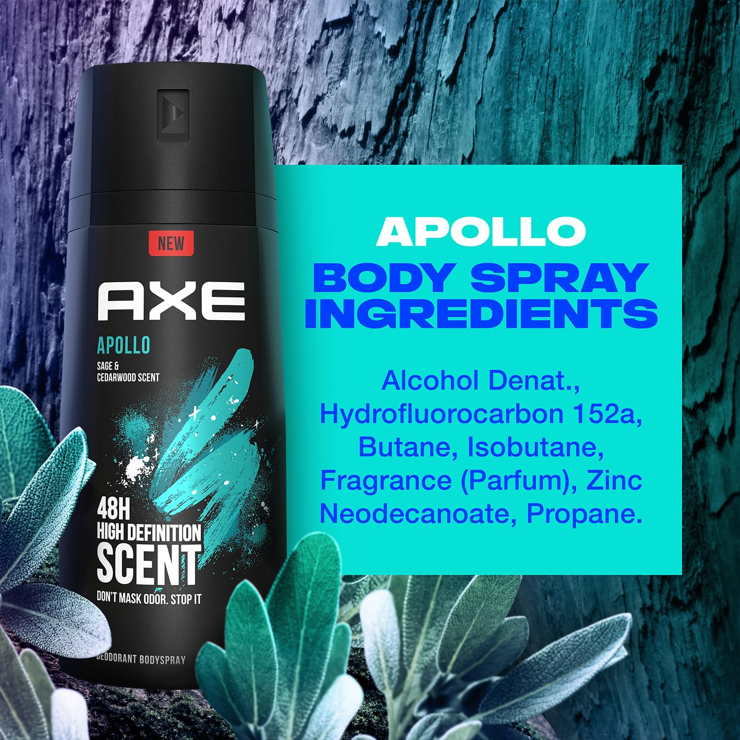 AXE Apollo grooming essentials for modern men's routine.