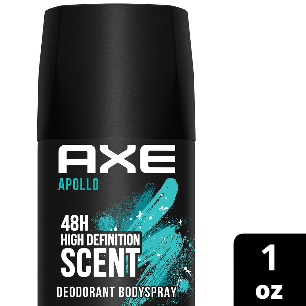 AXE Apollo travel-size deodorant pack ready for carry-on adventures.
