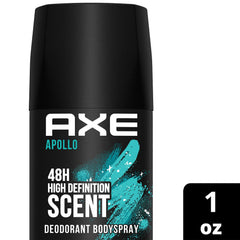 AXE Apollo travel-size deodorant pack ready for carry-on adventures.