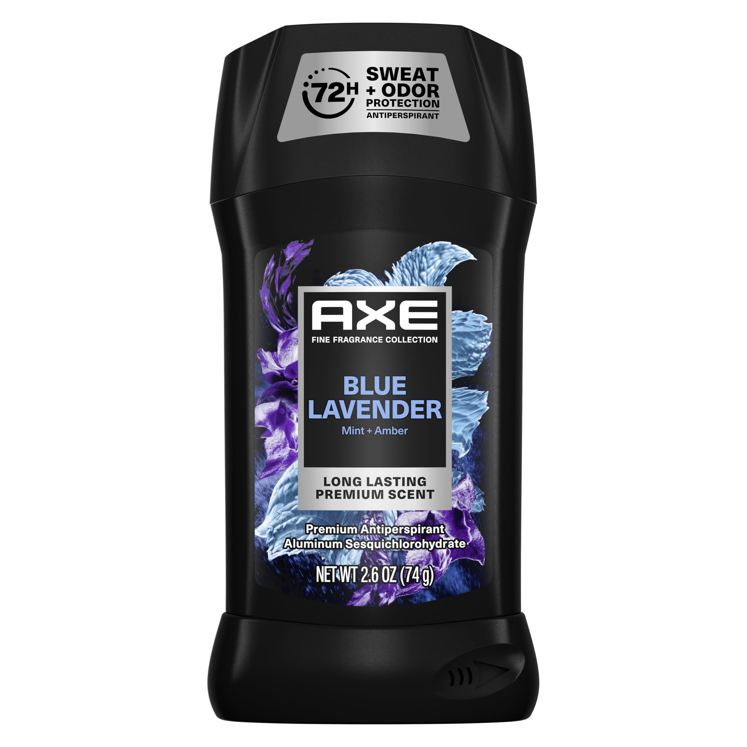 AXE Blue Lavender antiperspirant stick keeps you fresh all day.
