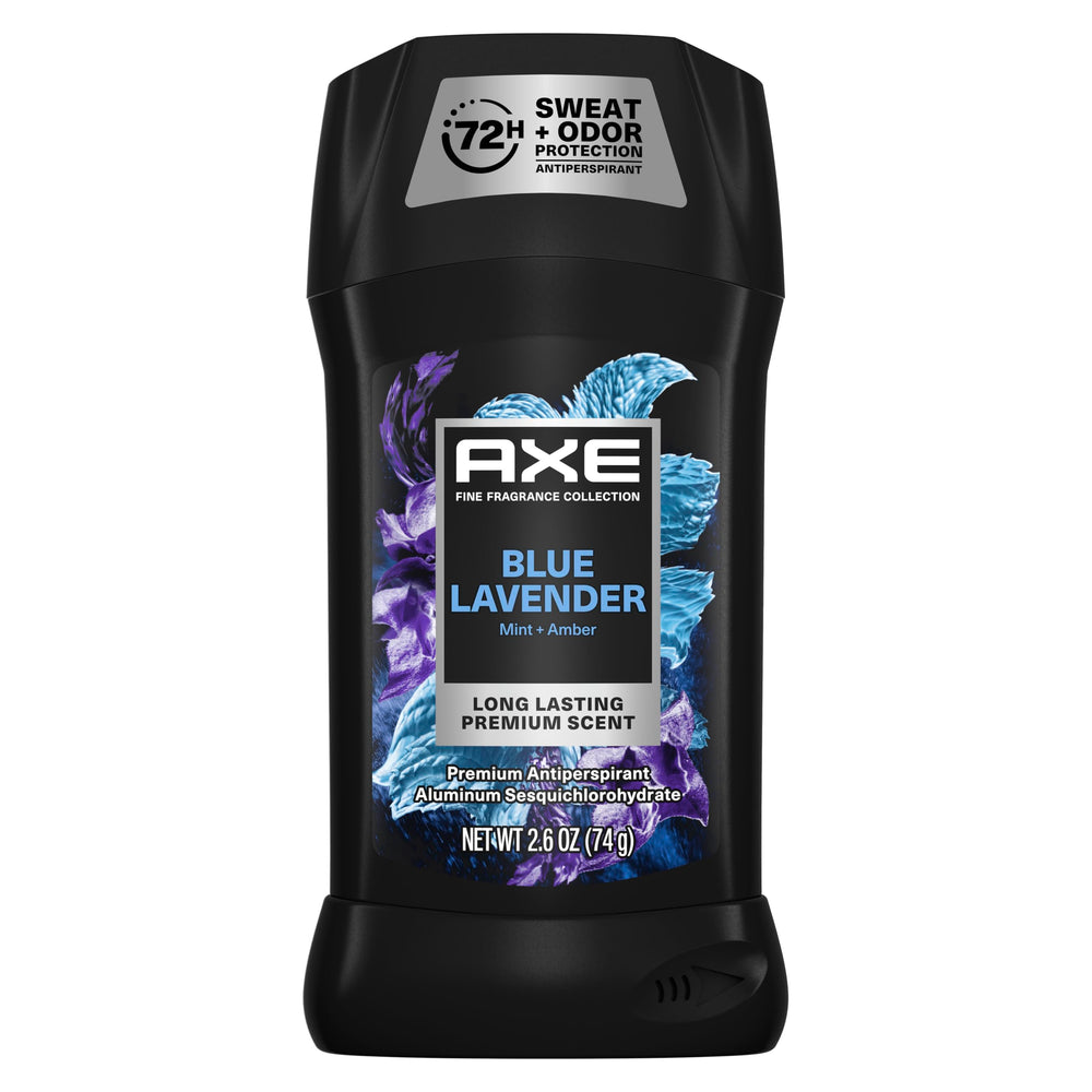 AXE Blue Lavender antiperspirant stick keeps you fresh all day.