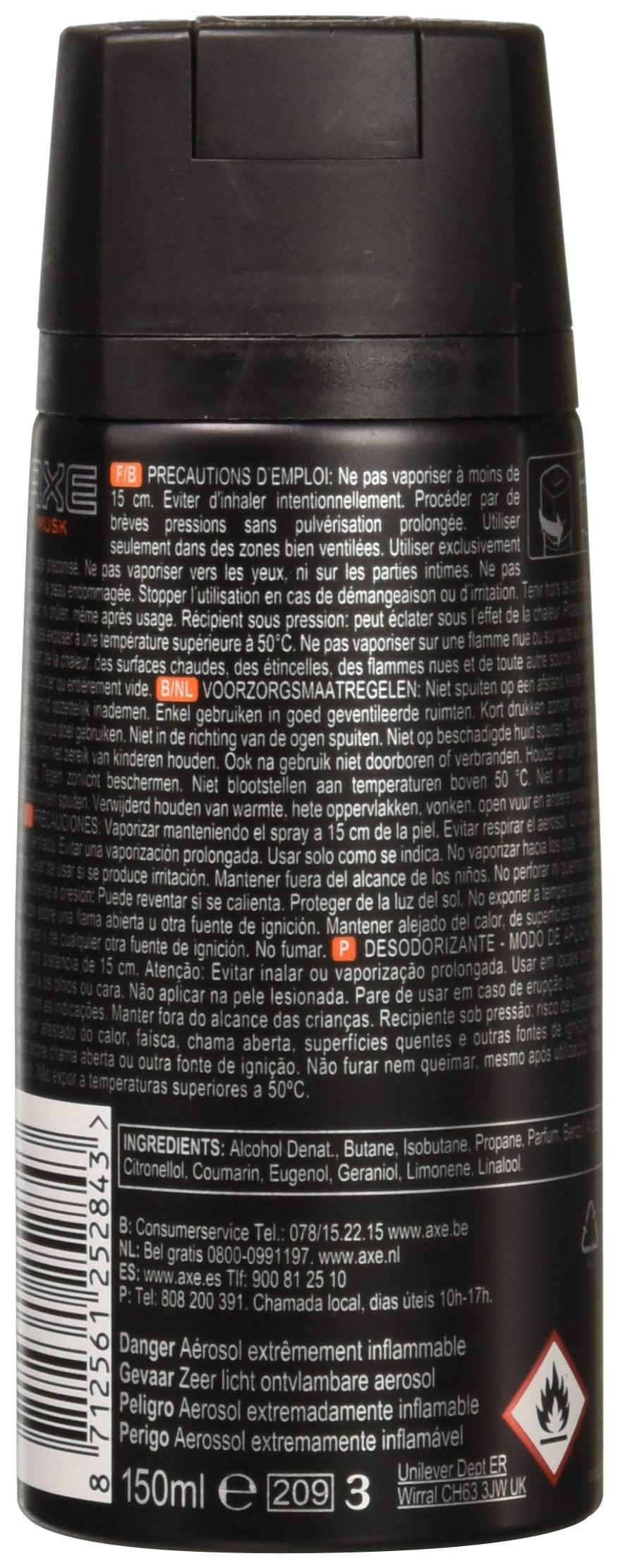 AXE Musk 12-pack packaging highlights convenient value
