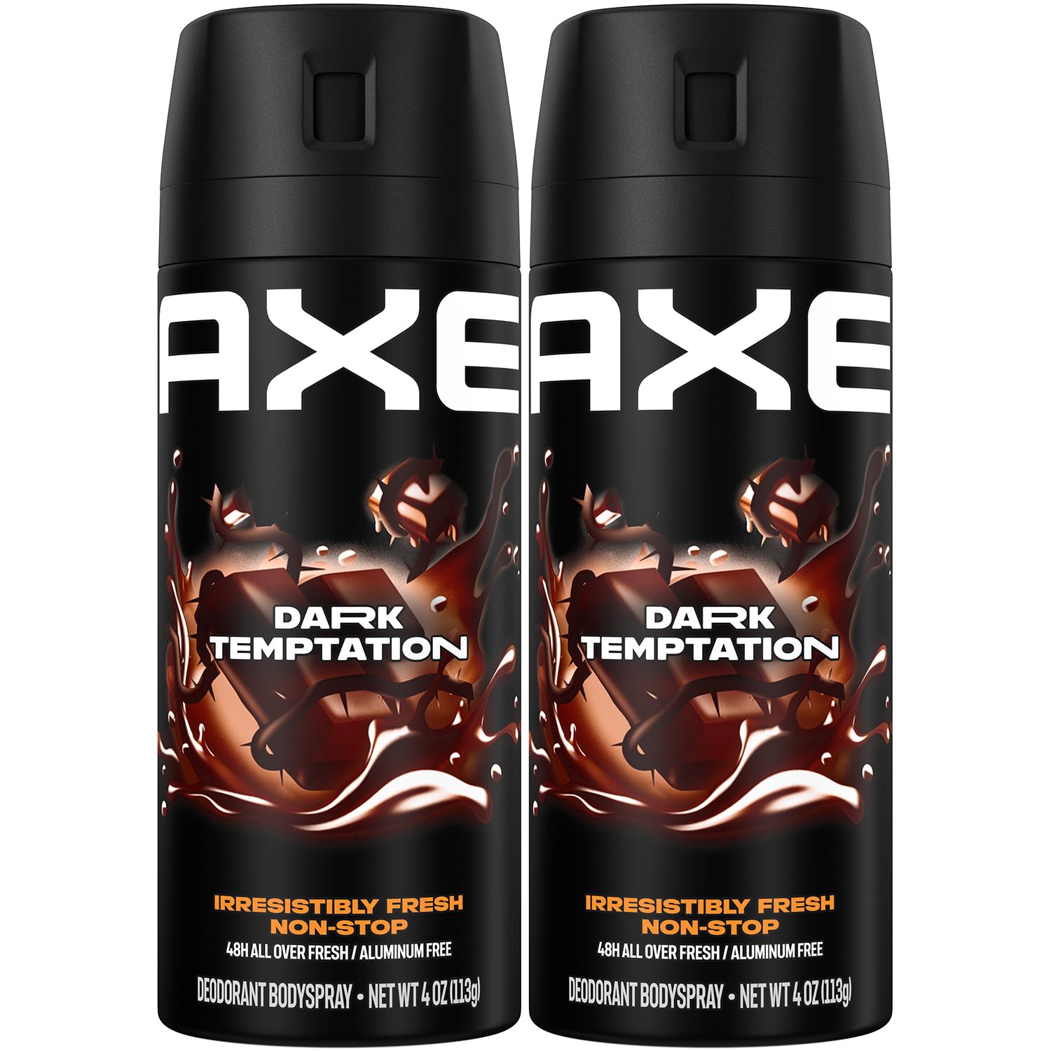 AXE Dark Temptation 2-pack front view for daily use.