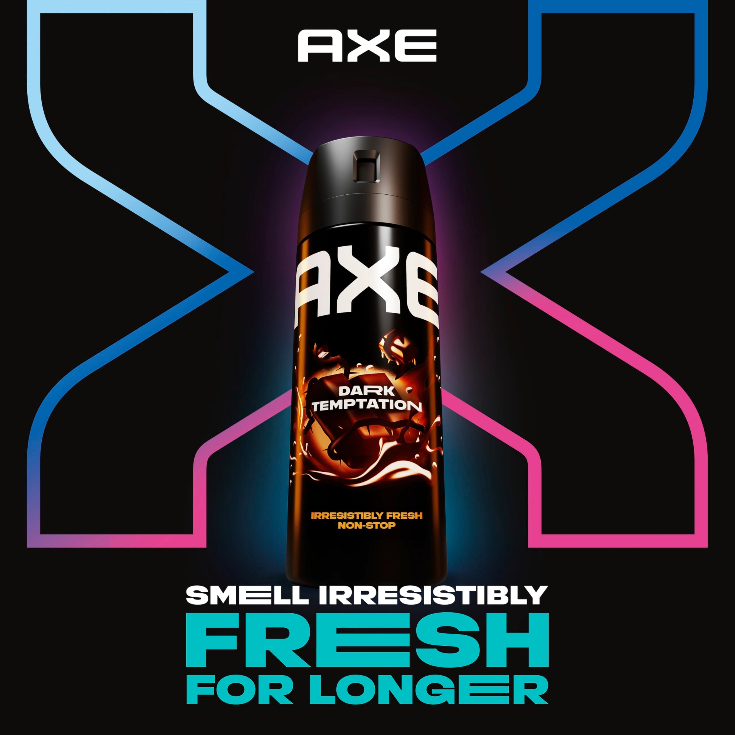 AXE Dark Temptation can design with modern packaging