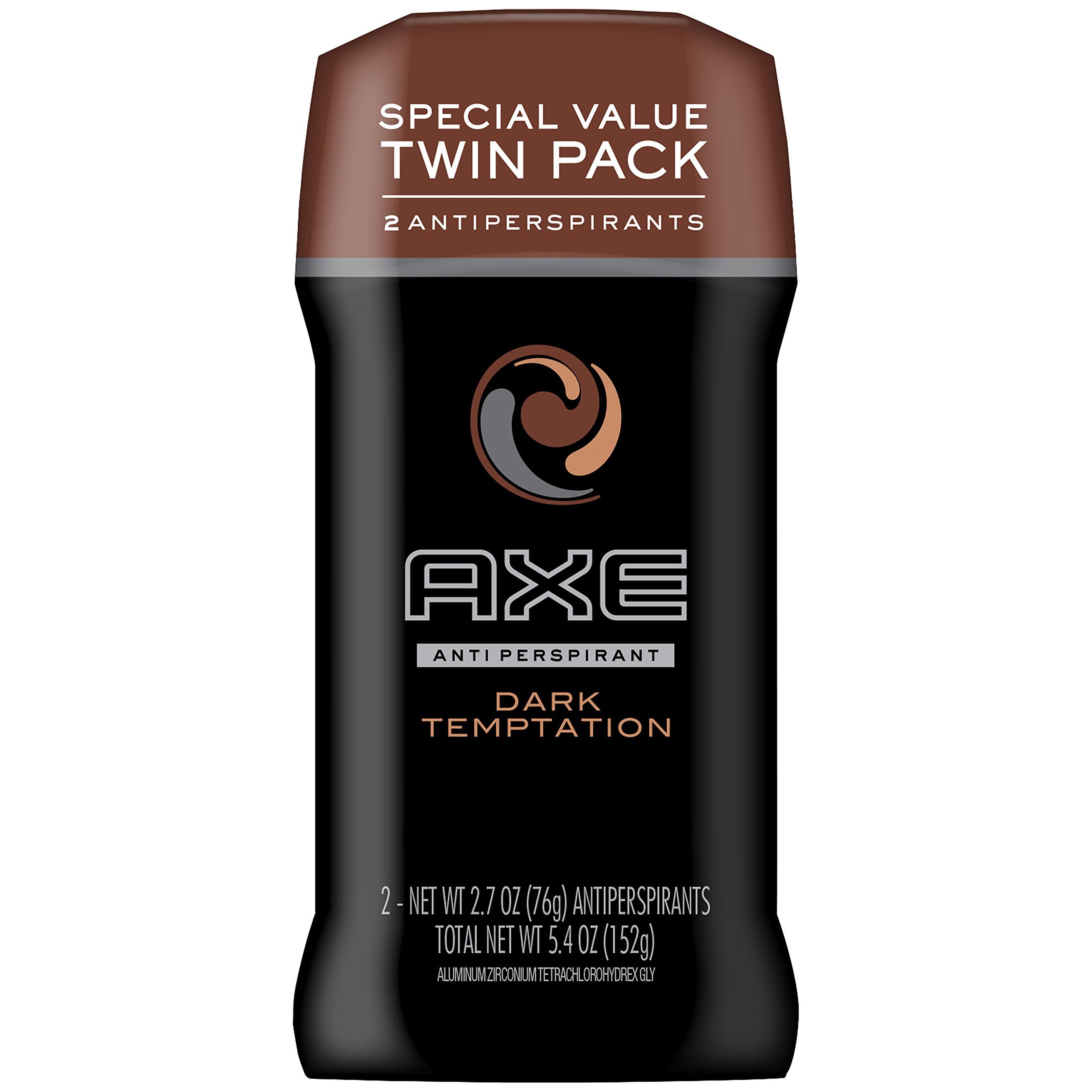 AXE Dark Temptation deodorant stick being applied for smooth, invisible protection