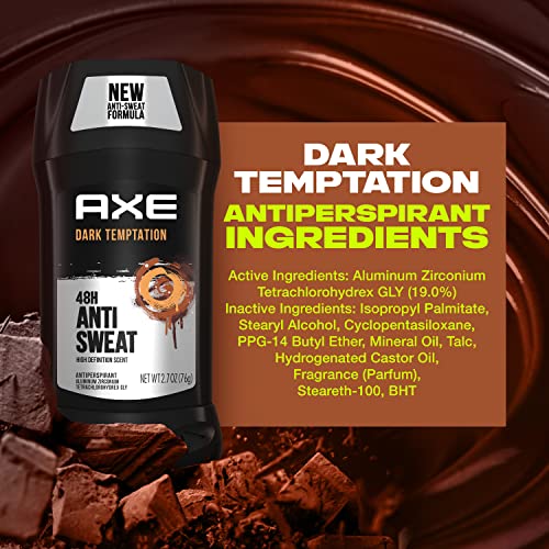 AXE Dark Temptation lifestyle shot conveys everyday confidence and momentum.