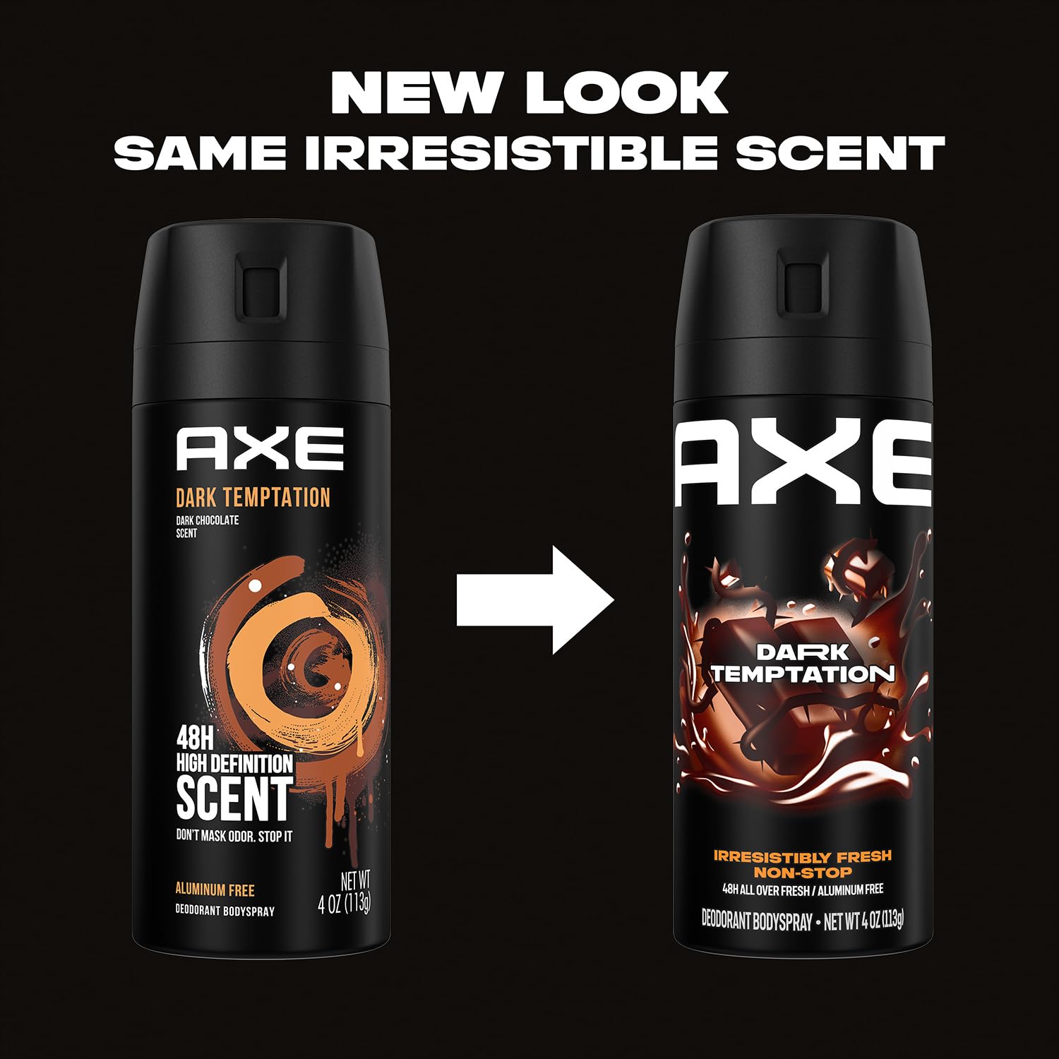 AXE packaging box reflecting future recyclable goals.