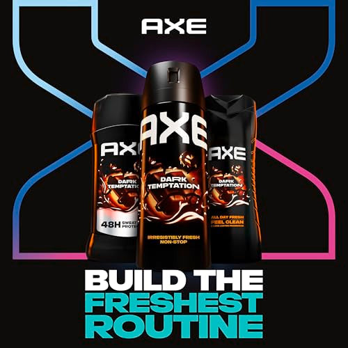 AXE Dark Temptation mist on skin for immediate aroma