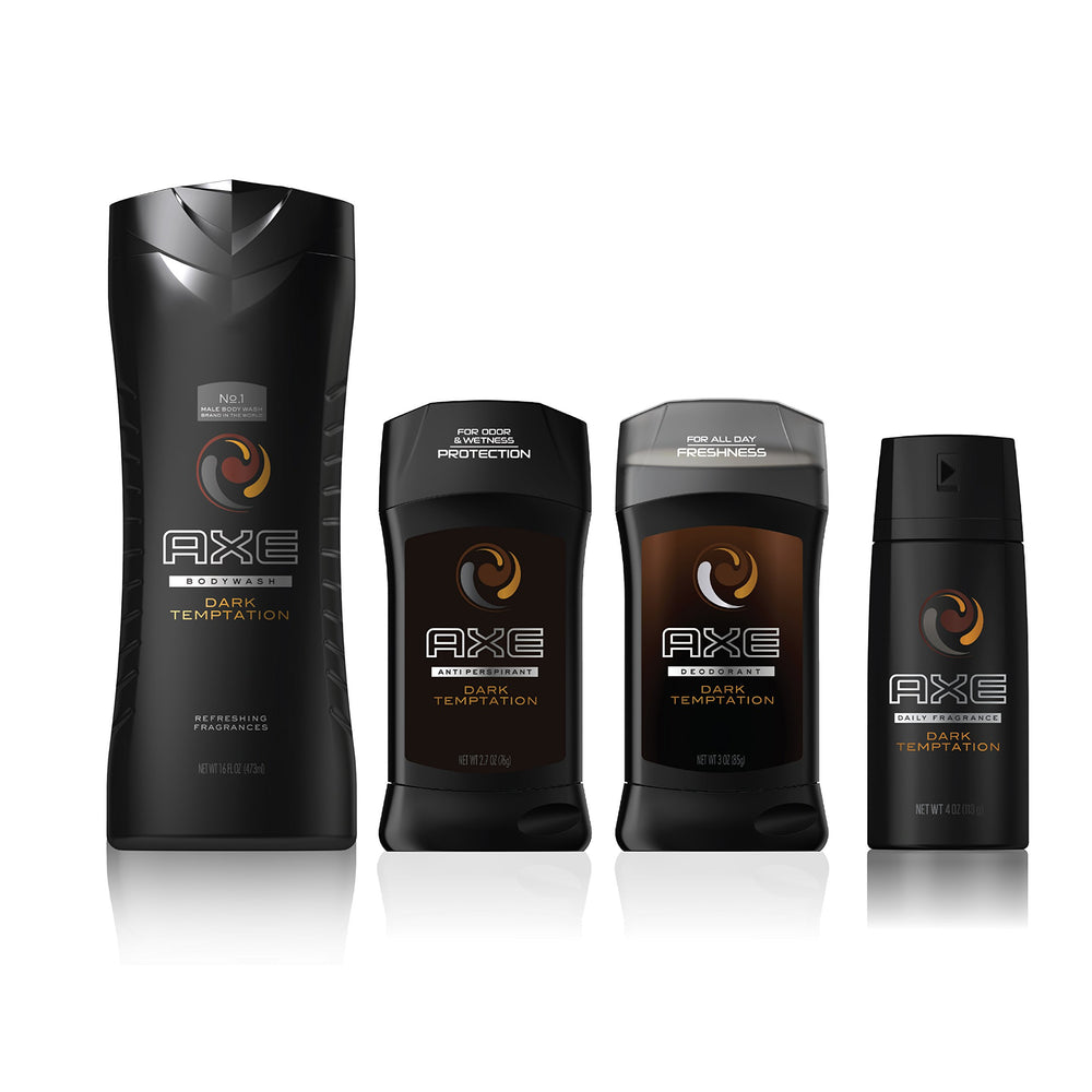 Twin pack of AXE Dark Temptation sticks for daily use