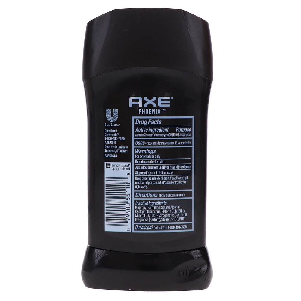 AXE Phoenix men's care product ready for daily use.