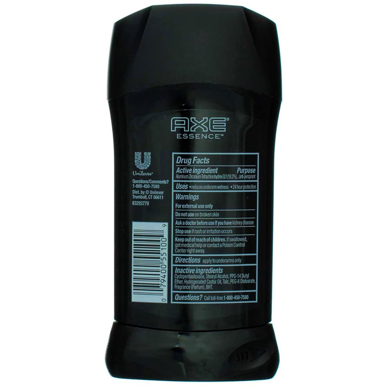 Application shot of AXE Essence Dry shows quick, mess-free use