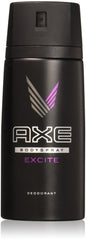 AXE Excite six-pack body spray bottles in 150 ml size for daily refreshment