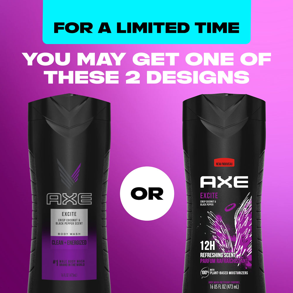 AXE Excite fragrance closeup highlights crisp coconut and pepper notes