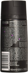 AXE Excite spray application demonstrating quick, easy refreshment