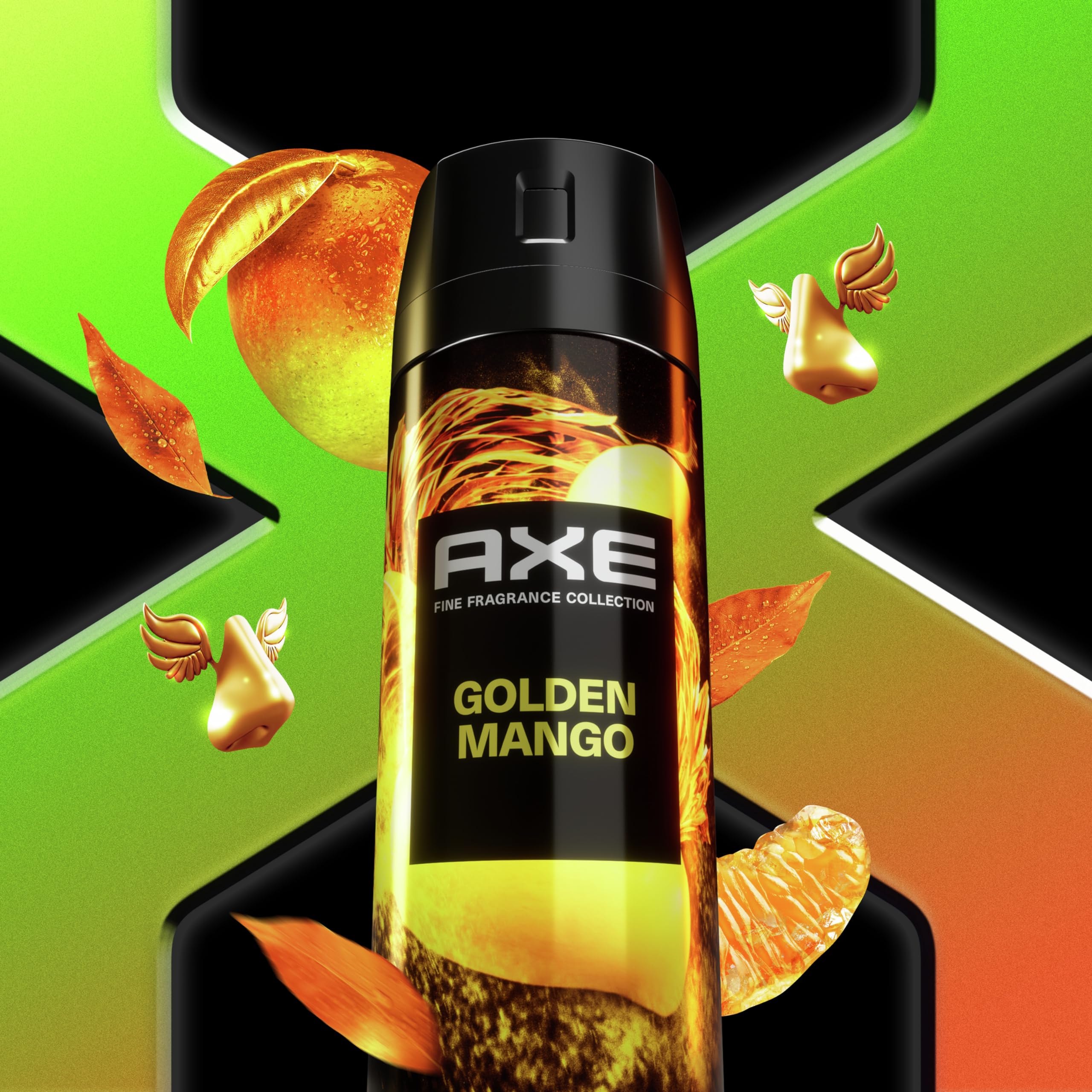 AXE Morning routine spray offers quick neck and chest refresh.