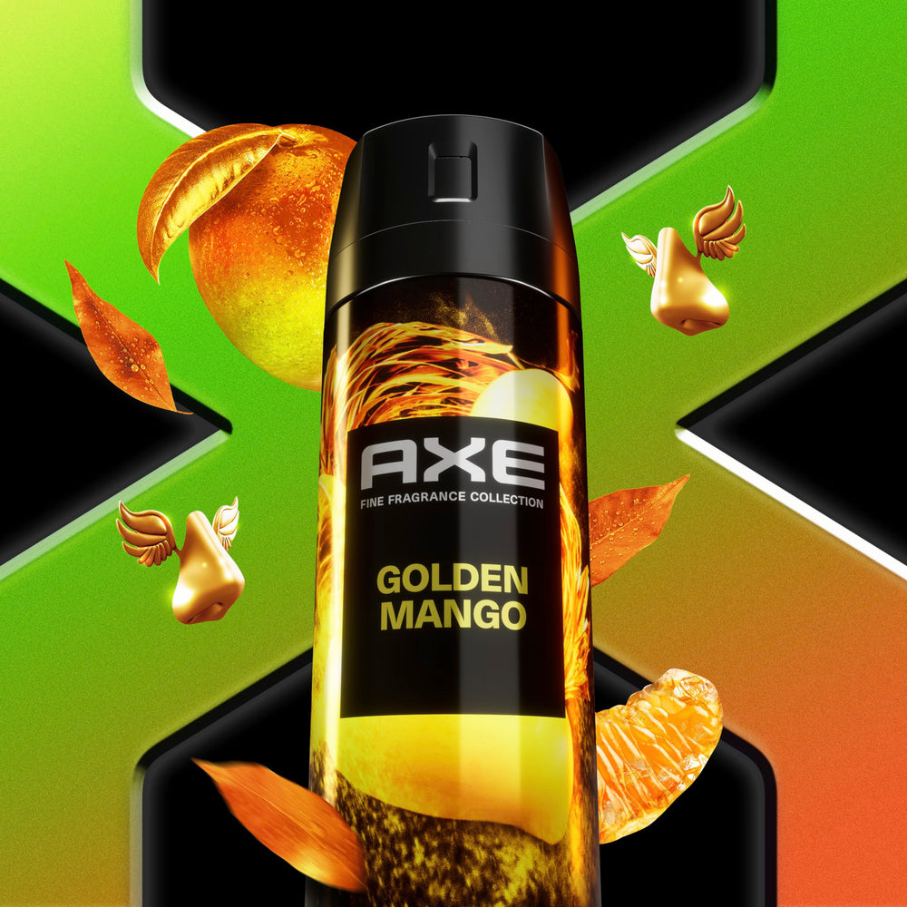 AXE Morning routine spray offers quick neck and chest refresh.