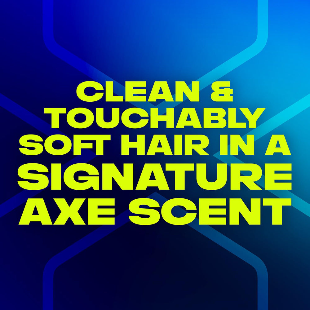 AXE Phoenix non-slip bottle design keeps grip secure in the shower.