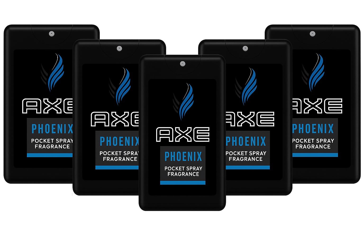 AXE Phoenix pocket-size spray for quick, on-the-go freshness.