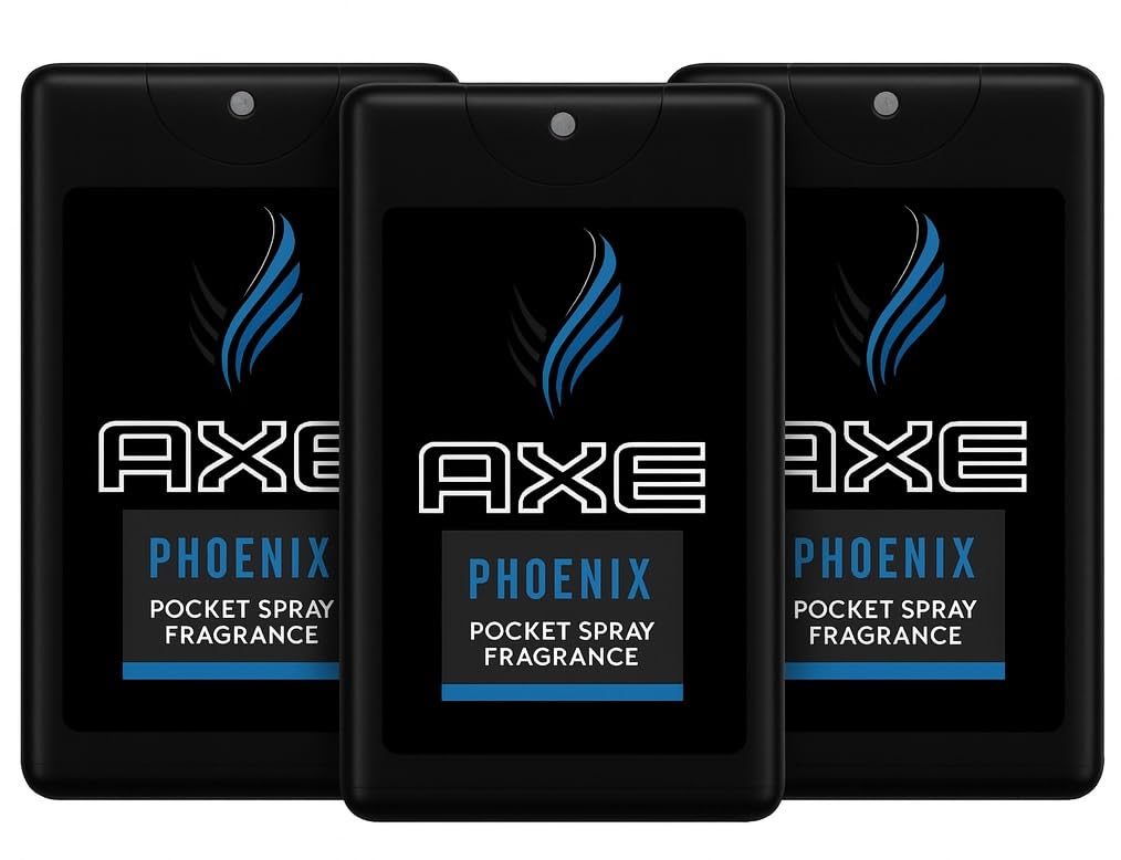 AXE Phoenix pocket spray front view for on-the-go freshness.