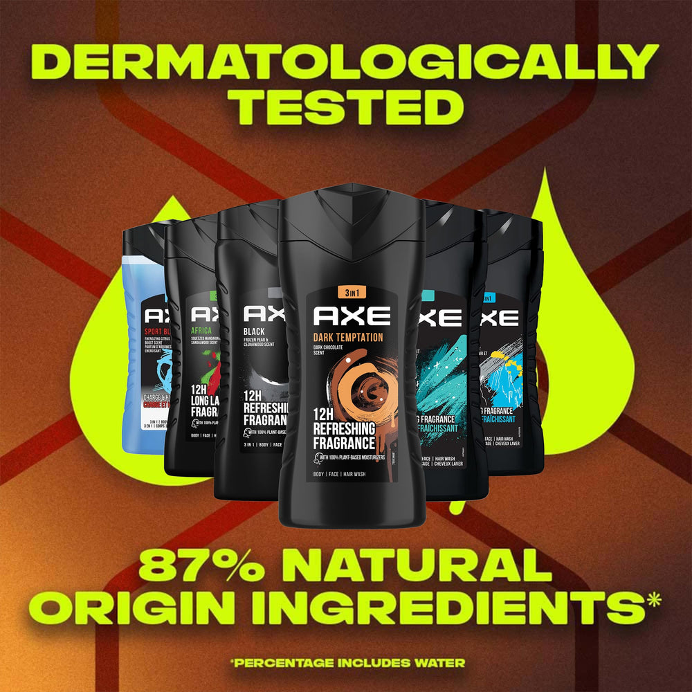 AXE Variety Pack front view shows six scents for daily switches