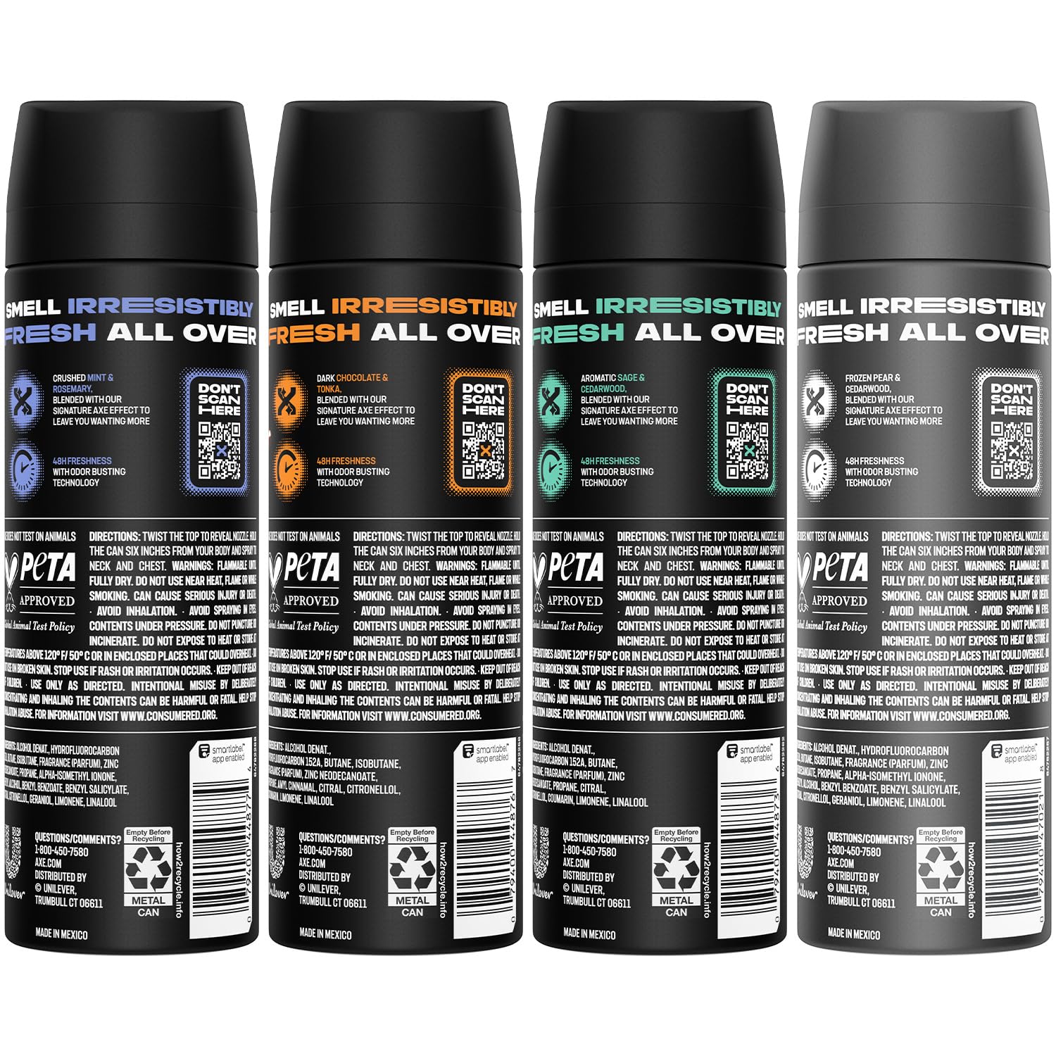 AXE Black bottle from the XL eight-pack for daily freshness and modern vibe