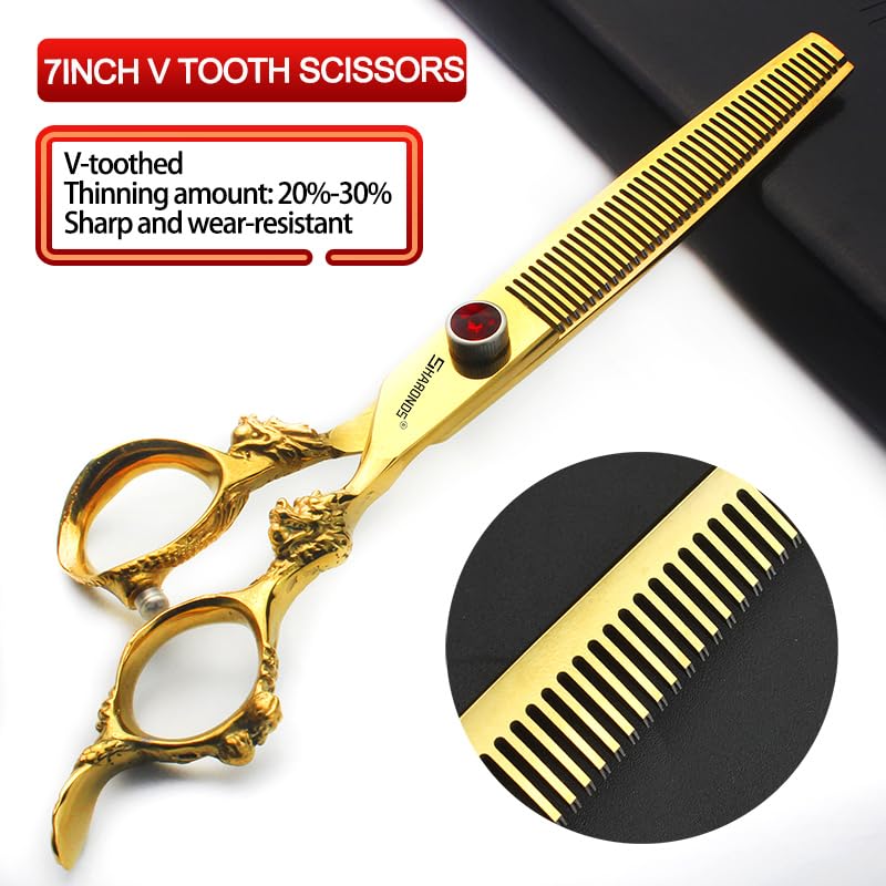 AXEMOORE 440C steel hair scissors highlighting durability and sharpness