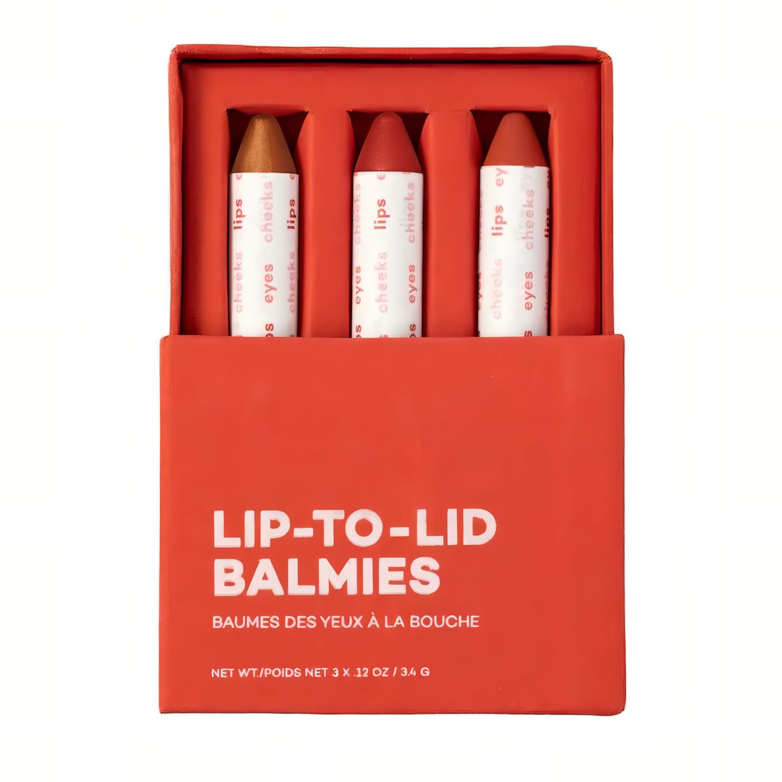 Axiology Balmie Trio Golden Hour packshot for versatile all-in-one makeup.