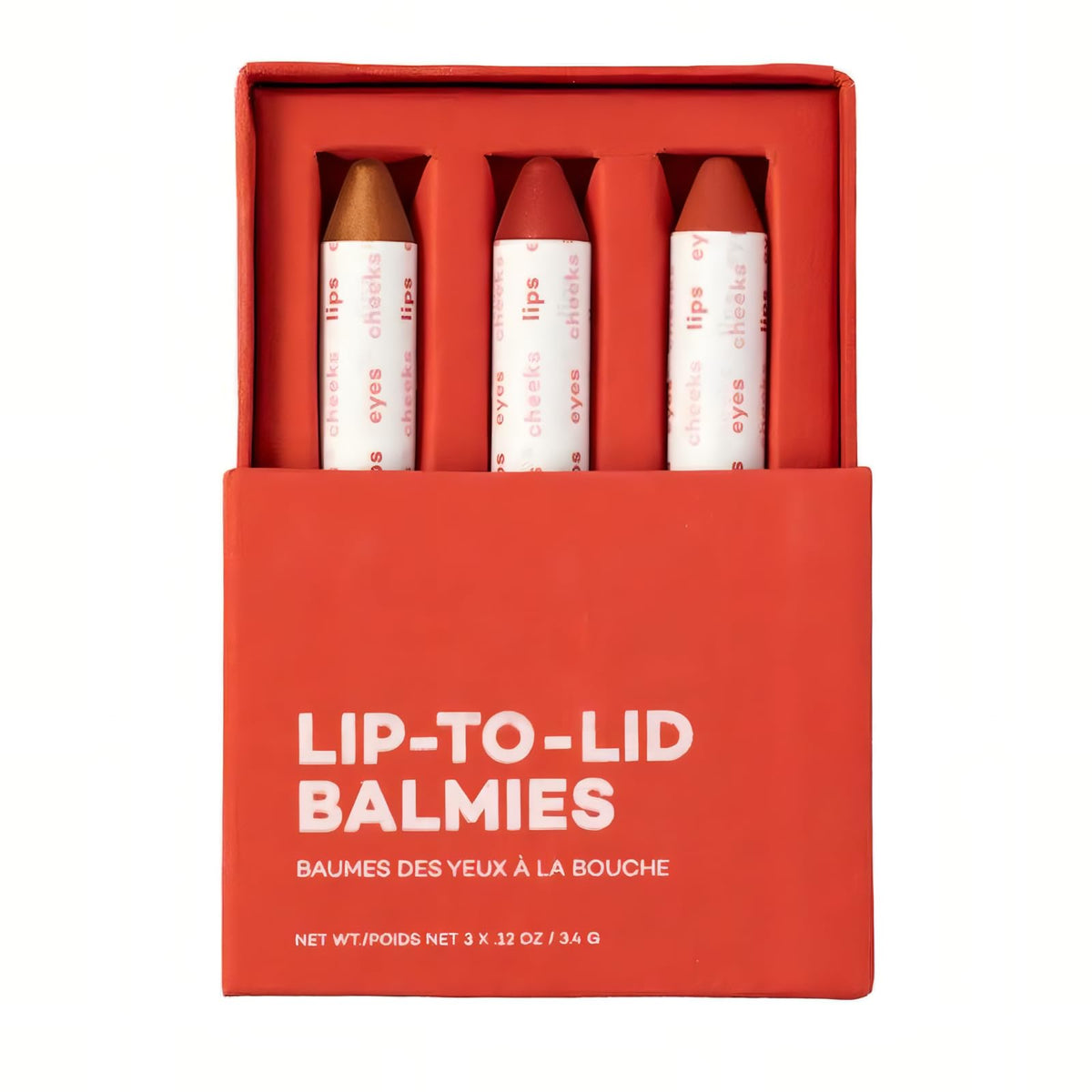 Axiology Balmie Trio Golden Hour packshot for versatile all-in-one makeup.