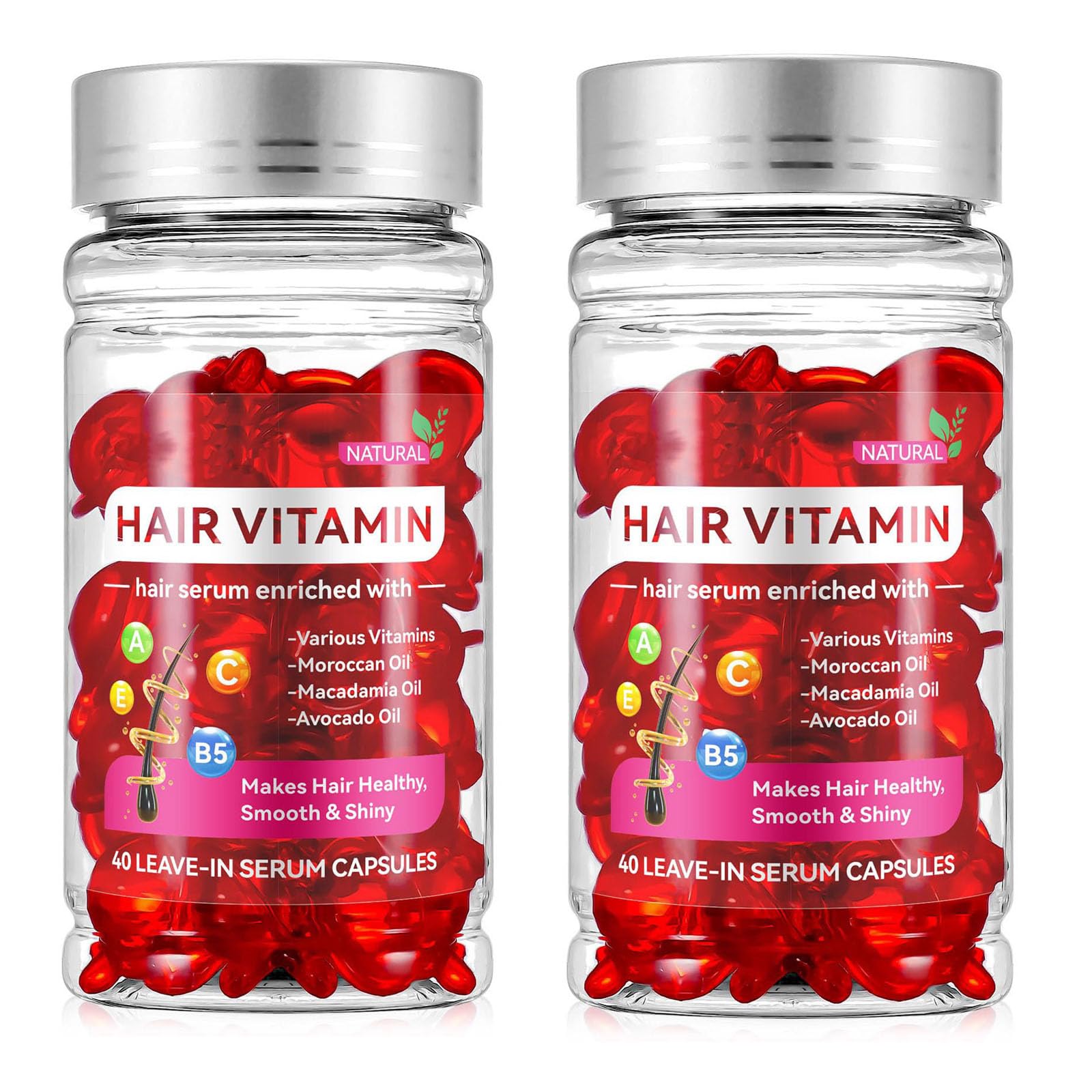 Axnzp 2 Boxs Hair Vitamin Serum bottle shows sleek design for on-the-go care