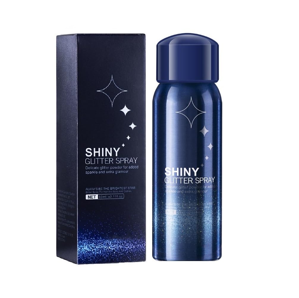 Axnzp Body Glitter Spray bottle close-up for festival-ready shimmer.